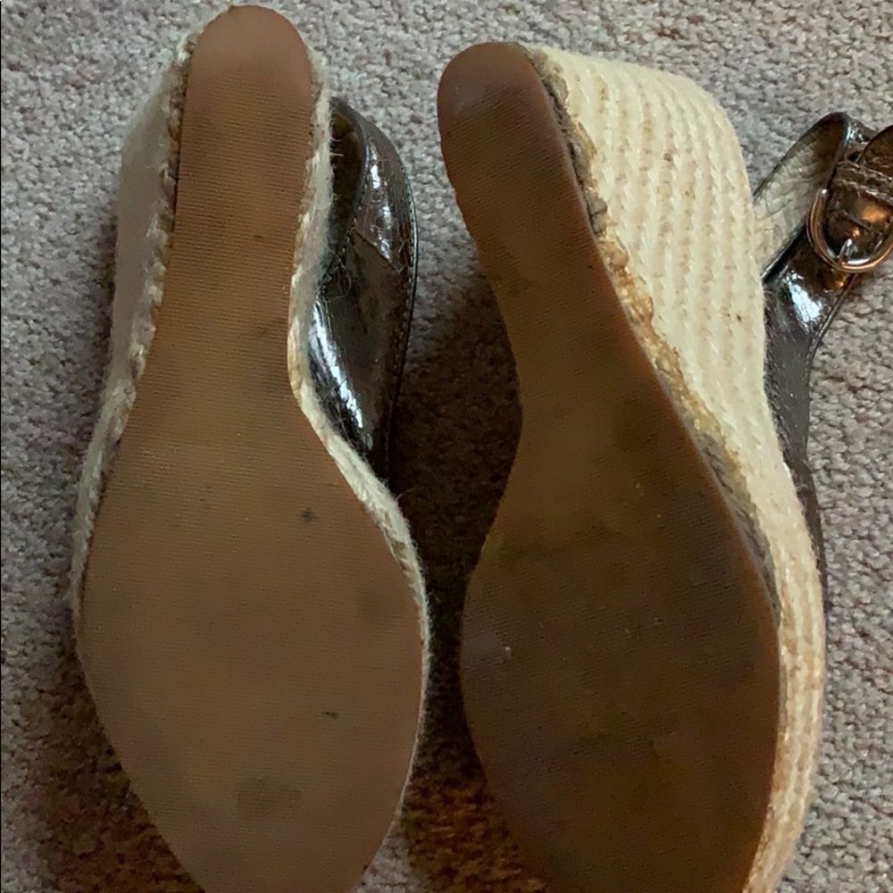 Coach silver espadrilles - Picture 4 of 5